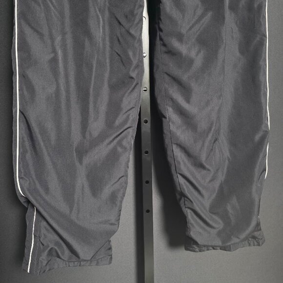 Classic Elements Woman Pants 18W Black Windbreaker Track Lined Velcro Ankle Y2K - Picture 3 of 7